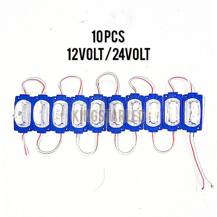 10 pcs lampu LED 1 mata roda 12 volt 24 volt lampu kolong variasi motor mobil truk bus