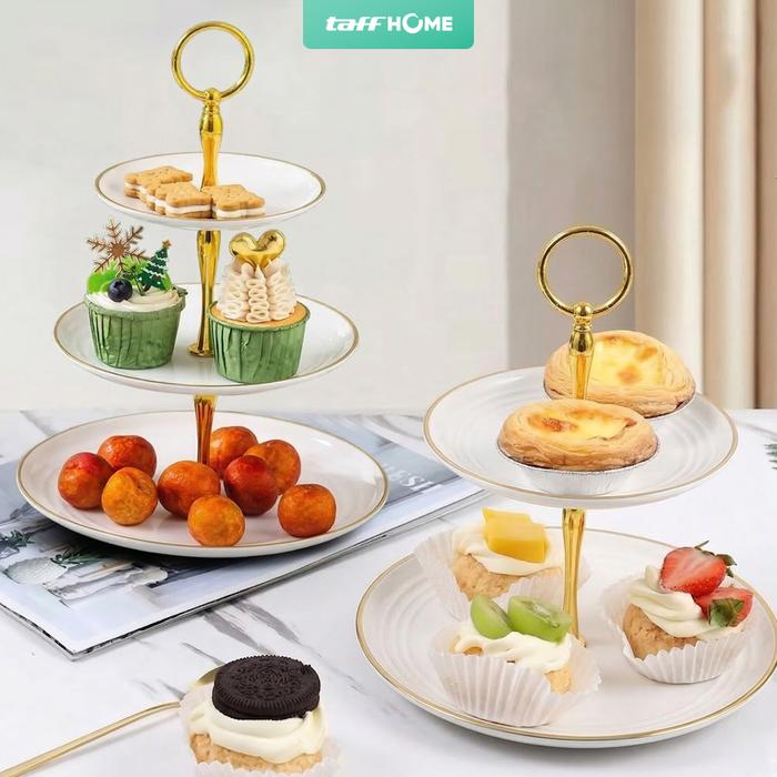 Mutiaramall - Rak Kue Susun | Cake Stand 3 Tingkat | Display Dessert