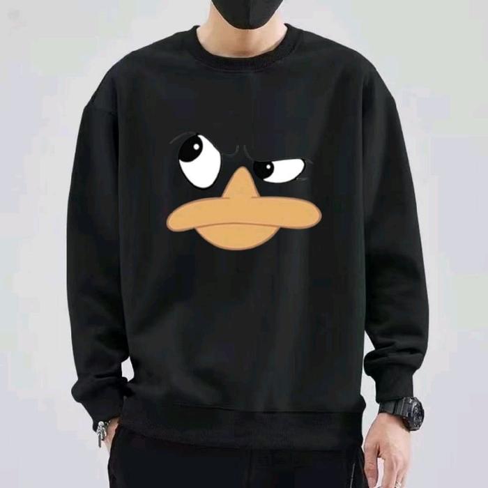 Sweater DISNEY DONAL BEBEK Pria Wanita Bigsize S - 6XL Sweatshirt Cardigan Kasual Cowok Cewek Oversi