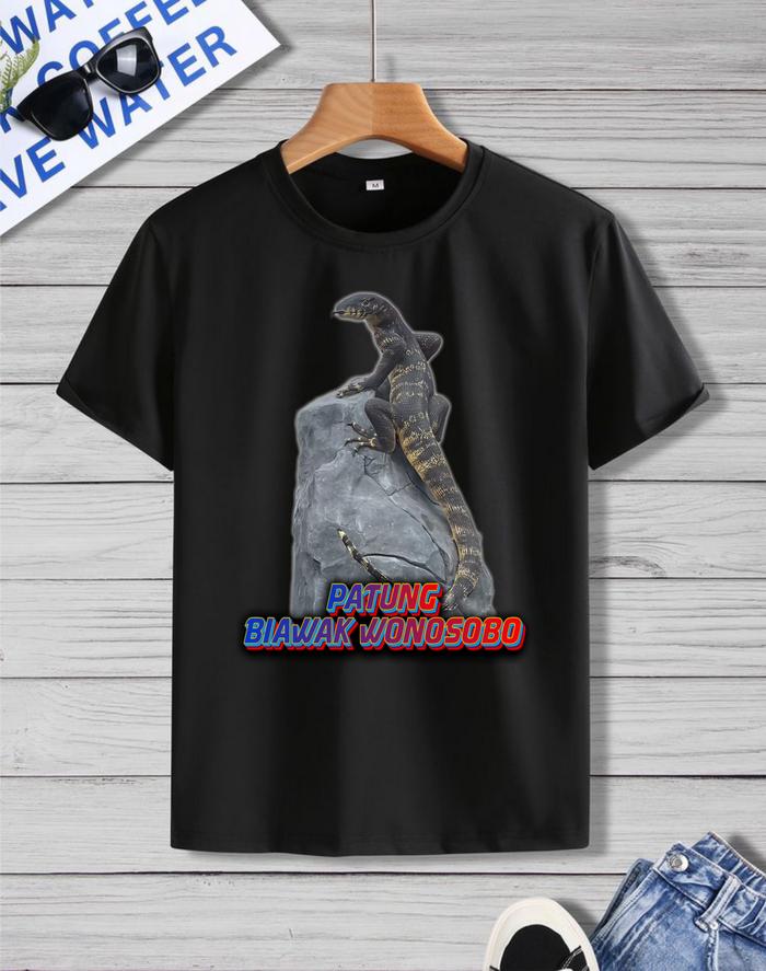 KAOS ANAK PATUNG BIAWAK WONOSOBO YANG VIRAL BAHAN COTTON COMBED 30S Fashion