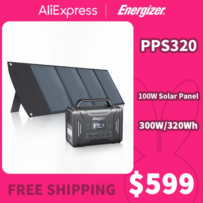 POWERWIN PPS320 Solar Generator Energizer Portable Power Station