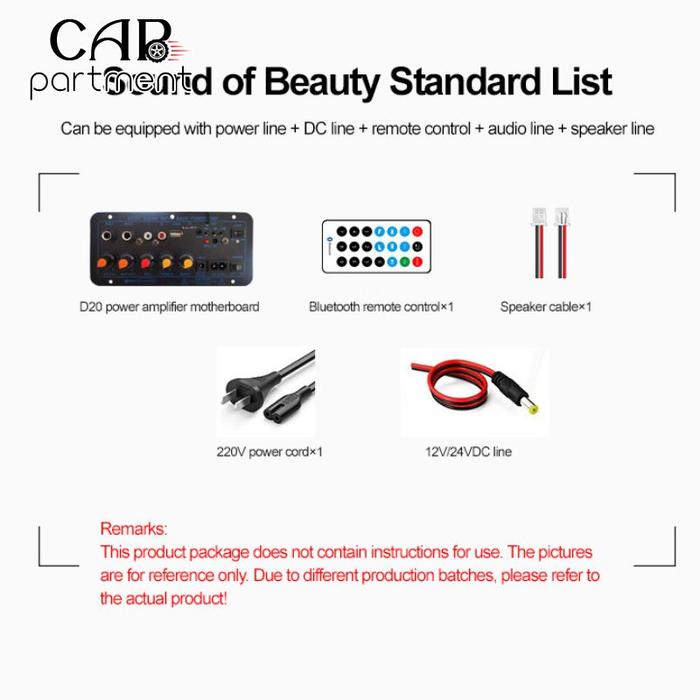 Portable Digital Bluetooth Stereo Amplifier 12v 24v Multifunctional