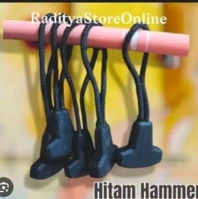 RadityaStoreOnline Aksesori Tas Ransel Hitam Hammer Praktis & Stilistik untuk Koper dan Tas Ransel A