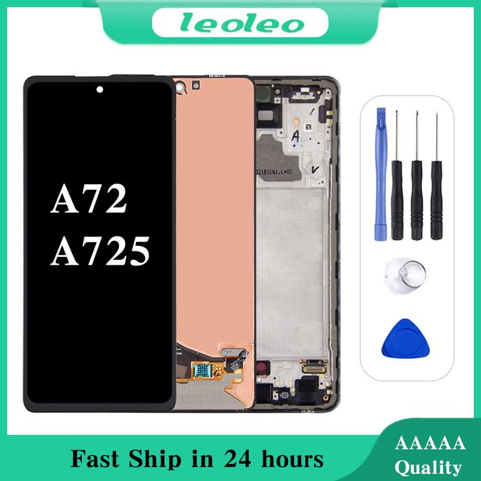 Original Amoled Lcd Screen For Samsung Galaxy A72 4G A725F Lcd