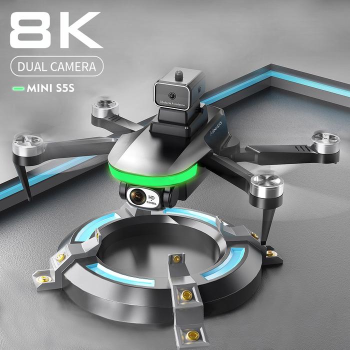 New S5S Mini Drone 4k Profesional 8K HD Camera Obstacle Avoidance
