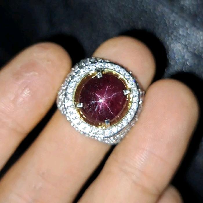Natural ruby star no heat