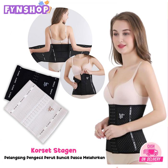 Fynshop ♛ UW15 Korset Pelangsing Pinggang Perut Pembentuk Tubuh Korset Ukuran Besar JOVINO