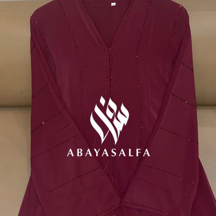 Abaya maroon / abaya Salfa / abaya Saudi