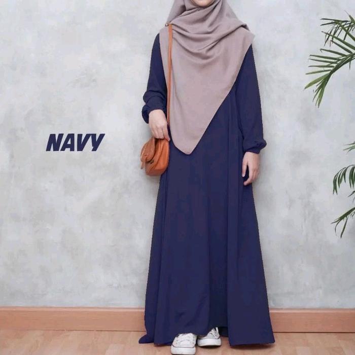 Abaya turky model terbaru tangan karet busui frendli size M, L, XL Dress Muslim Wanita Gamis Kaftan