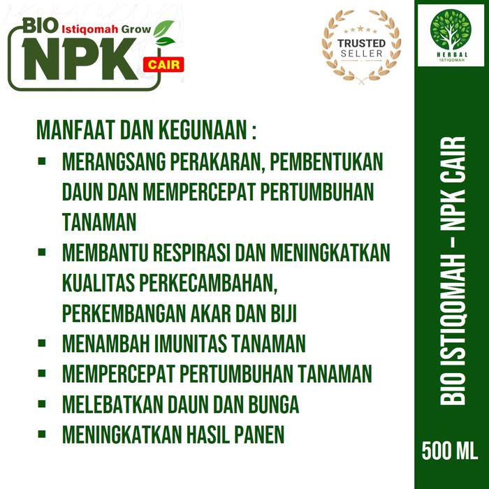 pupuk NPK cair king tonik 1 liter - pupuk daun - pupuk tanaman
