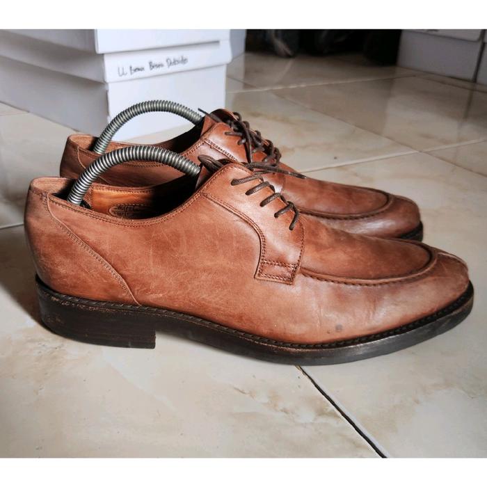Sepatu Pantofel Boots Regal Heritage Split Toe Leather Tan Kulit Rugged Vintage not Dr Martens Red W