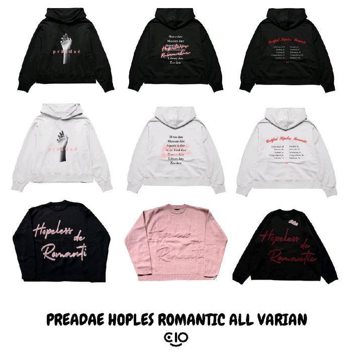 Praedae Hoodie certified Hooples Romantic Borken white & Black v1 & v2 / Knitwear (original)