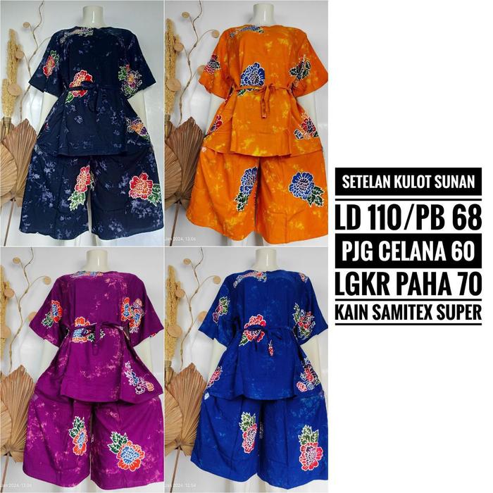 SETELAN KULOT SUNAN BEST SELLER !! #LenganPanjang #CelanaPanjang #LenganPendek #CelanaPendek #Terba