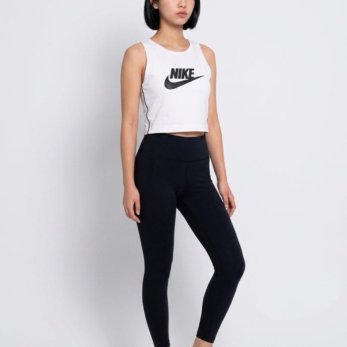 Preloved Crop Top Putih untuk Wanita - Atasan Olahraga Putih Baju Kaos Cewek Casual Dewasa