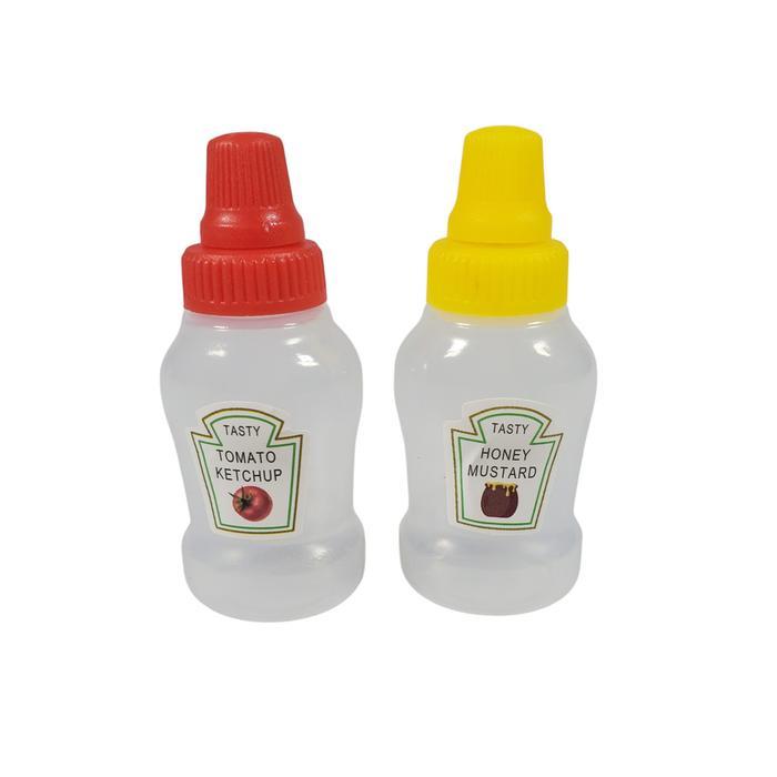 Botol Saus Mini Tomato Ketchup Sauce Bottle 25ml 2 PCS - HG25