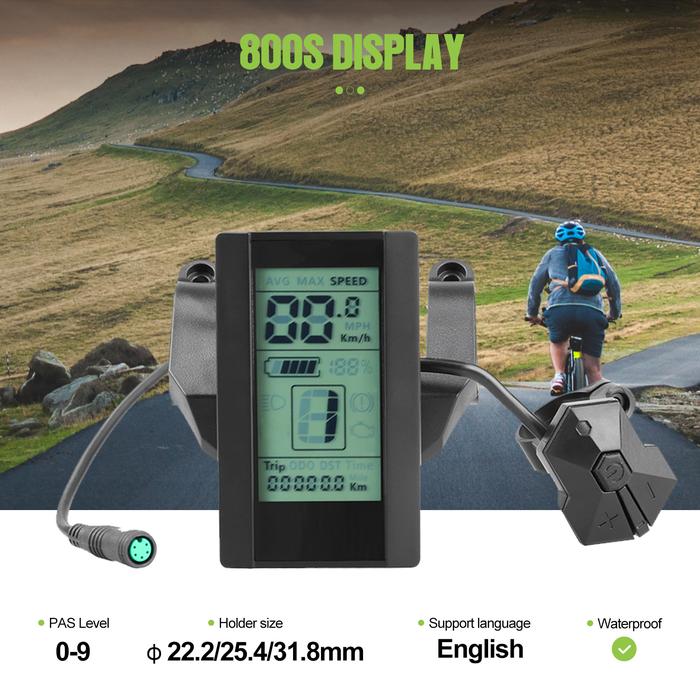 800S LCD Display Panel For Bafang BBS01 BBS02B BBS02 BBS02B BBSHD