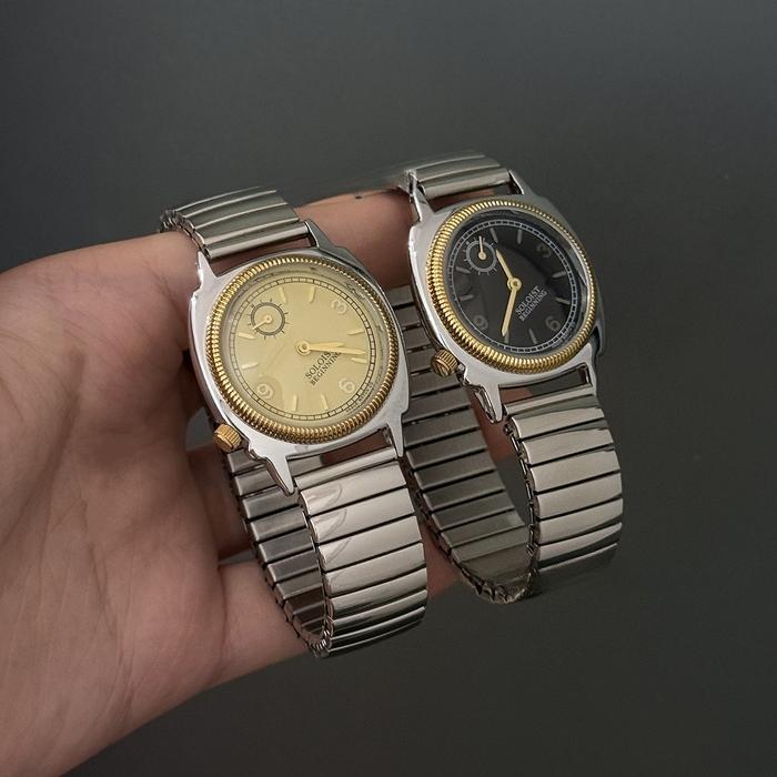 IMPORT VINTAGE WATCH SPRING STRAP WOMEN'S WATCH INDEPENDENT SECOND DIAL RETRO LIGHT LUXURY FASHION N