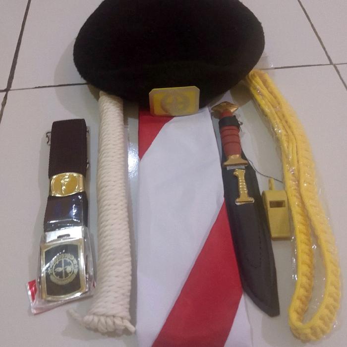 set atribut pramuka penegak(SMA/SMK) + Baret untuk anak laki-laki