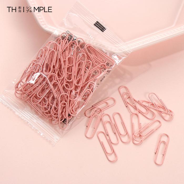 Klip kertas/Paper Clip Warna Metalic/Penjepppit kertas/Amplop aesthetic-THIMPLE