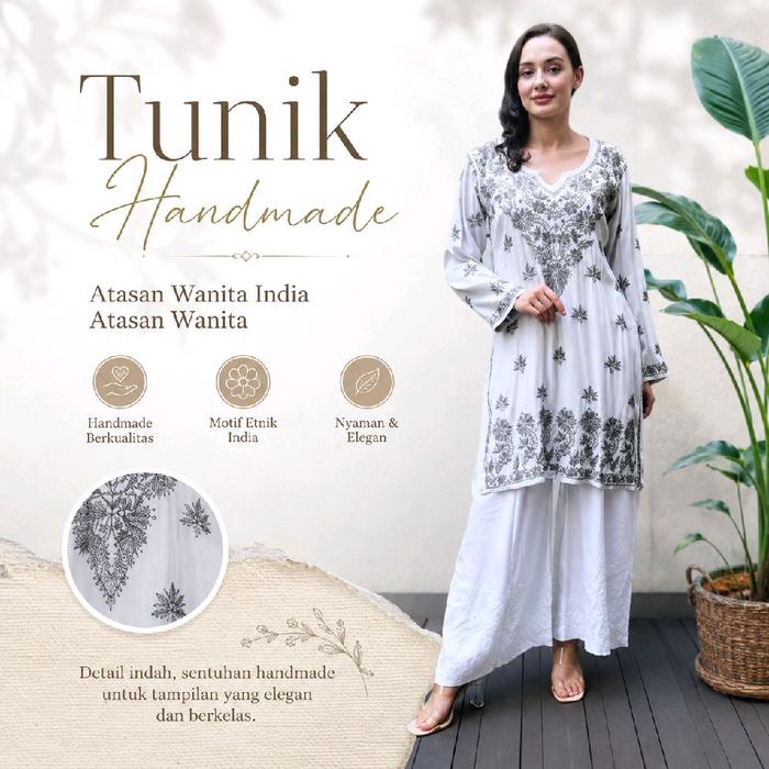 Tunik Handmade /Atasan Wanita India/Atasan Wanita