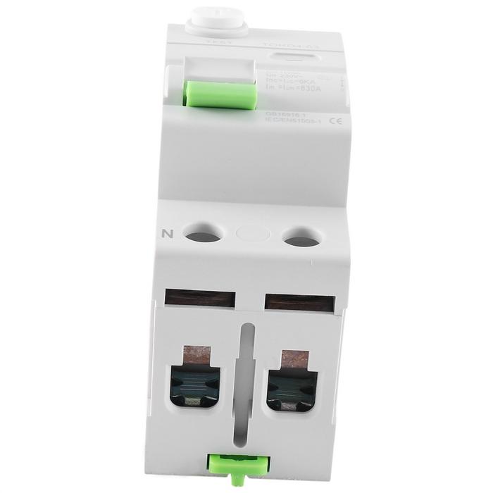 AC 2P 6KA RCCB RCD 230V Residual Current Circuit Breaker Differential Breaker Safety Switch TORD4-63