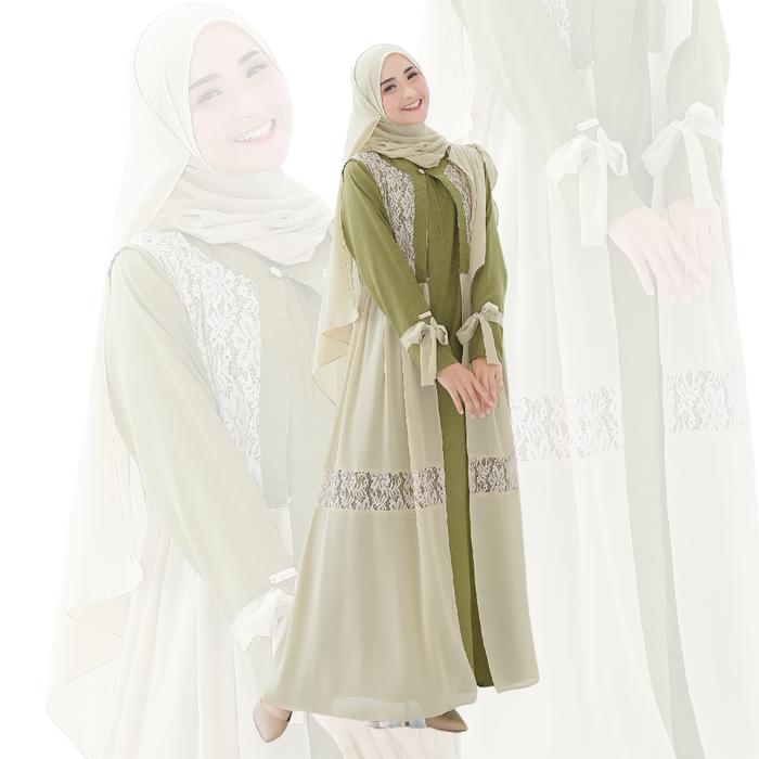 Sukahijab-Sarimbit Dress Keluarga Couple Zumma Mom Dan Kids- Bahan Katun Madinah dan Ceruty Baby Dol