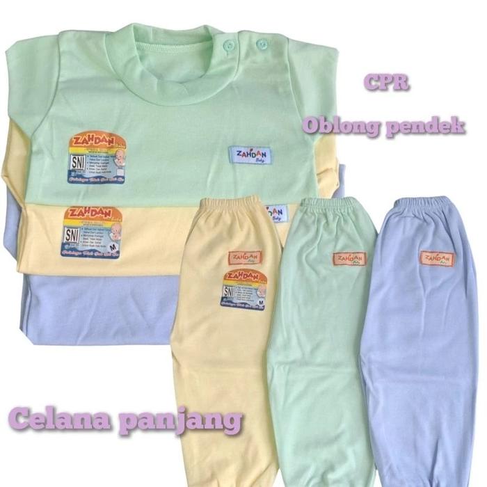 zahdan !!! (( 3pcs )) setelan bayi zahdan polos warna s m L xl oblong pendek celana panjang s m L xl