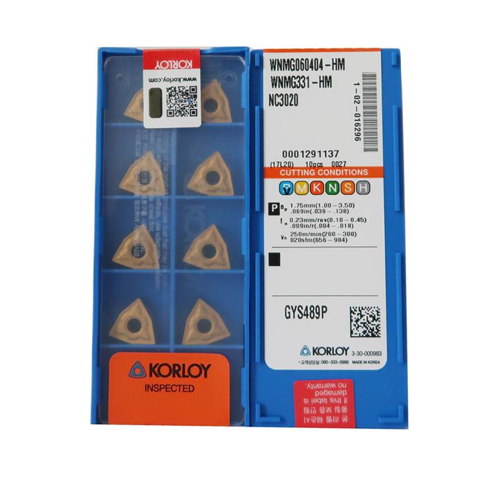 KORLOY 100% Original WNMG WNMG06 WNMG08 WNMG060404 WNMG060408
