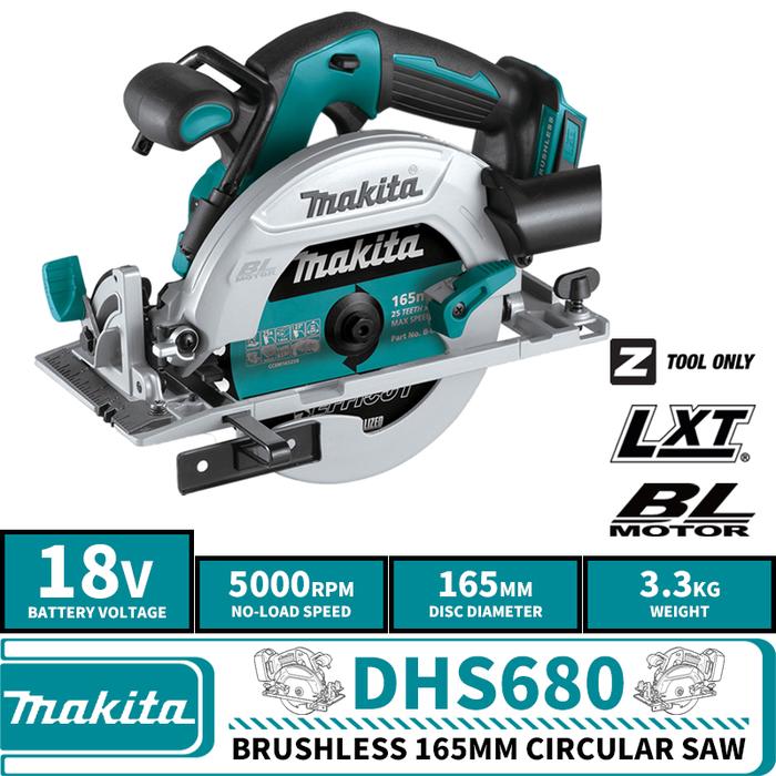 Makita DHS680Z LXT Brushless Cordless 165MM Circular Saw 18V Lithium