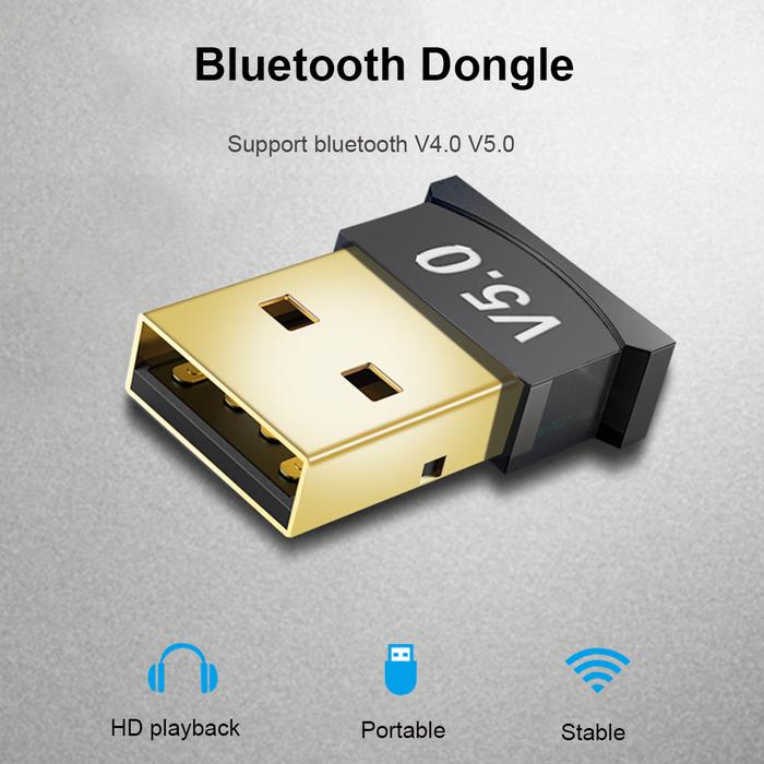 USB Bluetooth-compatible 5.0 Adapter Transmitter  Bluetooth-compatible Dongle Wireless USB Adapter f