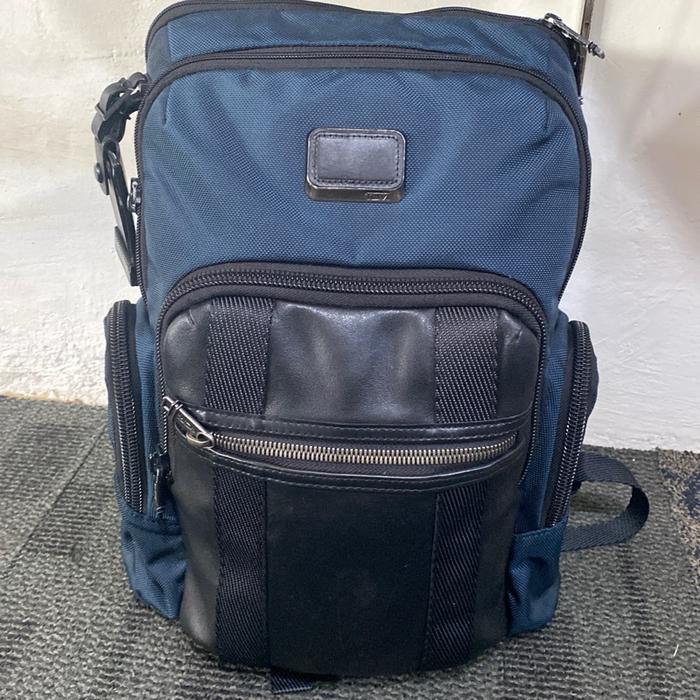 Tumi Preloved Backpack Alpha Bravo 232681NVY Tas Ransel Pria dengan Desain Praktis dan Tahan Lama