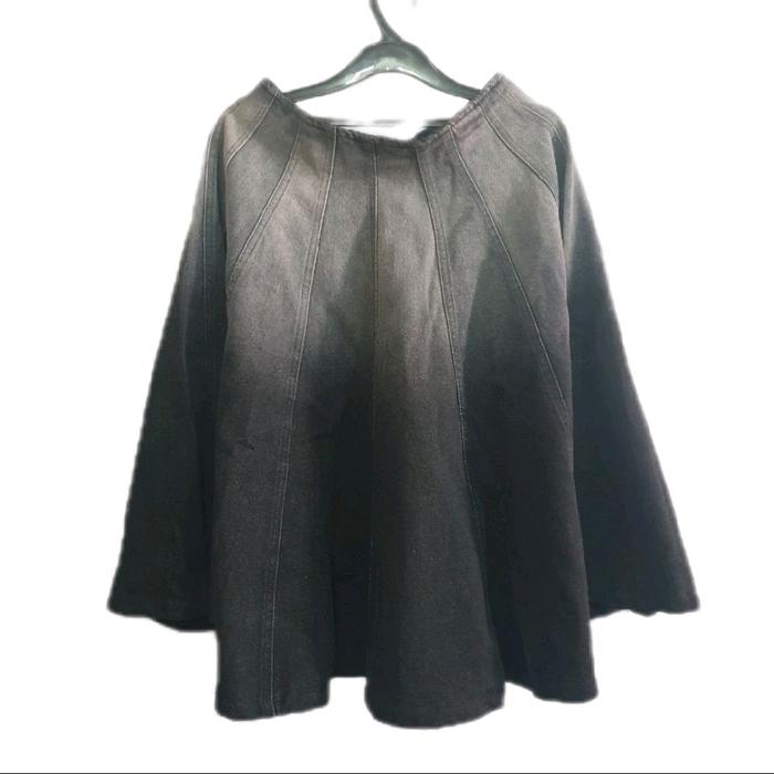 Rok jeans Christian Dior hitam