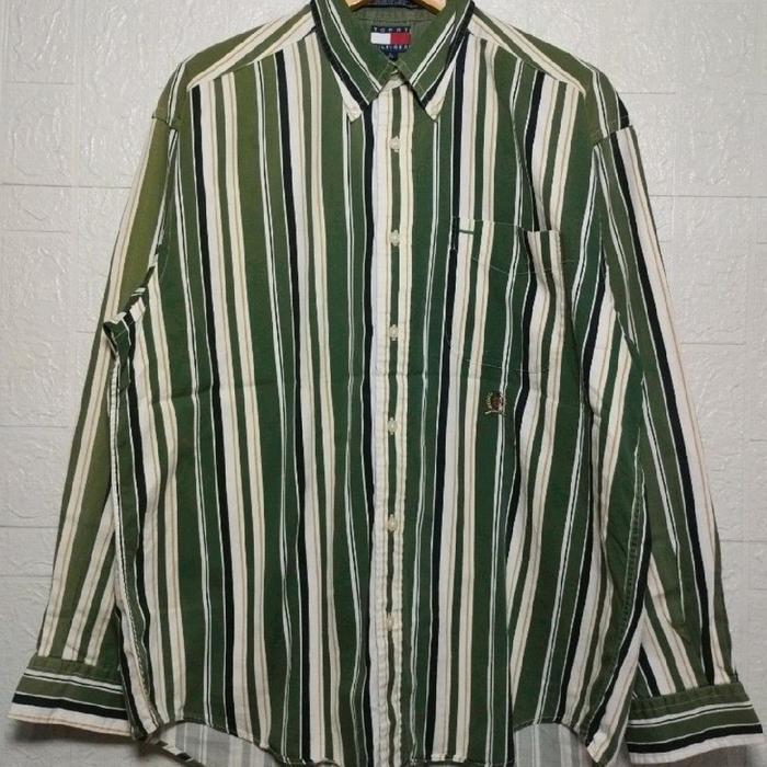 KEMEJA TOMMY HILFIGER SECOND ORIGINAL (size besar)