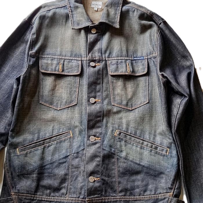 jaket trucker jeans denim Calvin klein  second
