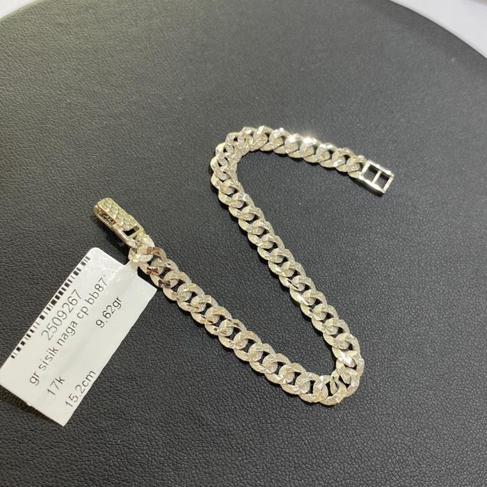 gelang rantai sisik naga kadar 750%