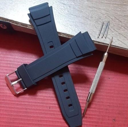 PUTRA DISTROO Strap Tali Jam untuk Model CasioAW80 W-800H AQ-164 AQ-190 dengan Desain Khusus dan Aks