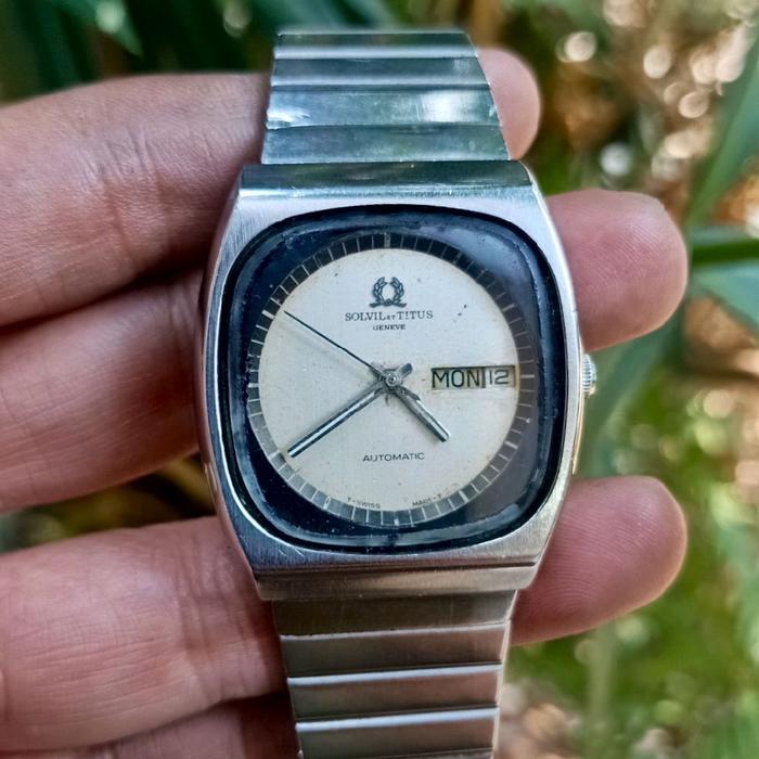 Jam Tangan Pria Solvil Et Titus Geneve Automatic Original