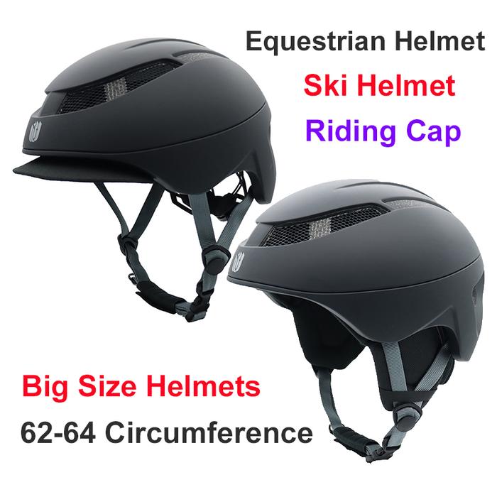 Helm Keselamatan Berkuda Ukuran Besar XXL62-64 Luar Ruangan Helm
