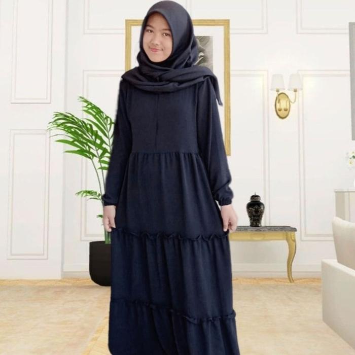 GAMIS MURAH GAMIS SUSUN 3 TINGKAT GAMIS DEWASA  Crinkle Airflow