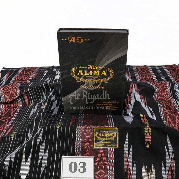 Sarung Alima 400 Mercerized Motif SGE Songket Gunung Exclusive