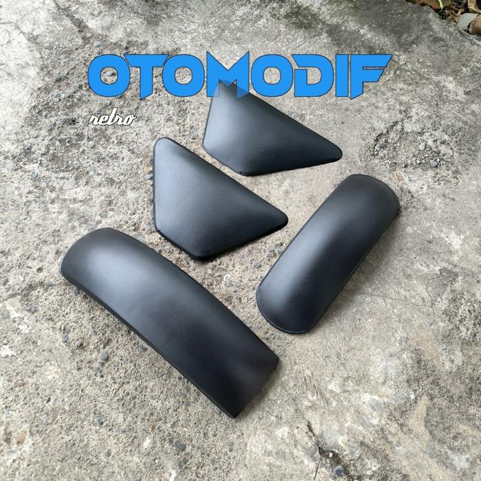 Paket Cover Aki + Spakbor | Tutup Aki | Selebor Cat Hitam Raptor