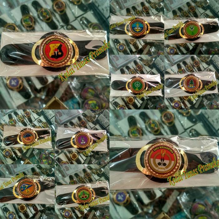 Ring Kacu Kolong Hasduk Scarf Saka Bhayangkara Bahari Bakti Husada Dirgantara Kalpataru Kencana Pari
