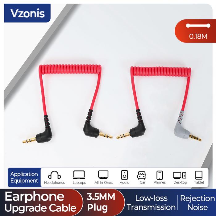 SC2 SC7 3.5mm TRS to TRRS Microphone Cable for BOYA RODE SC7 Wireless Lavalier Camera to Microphone 