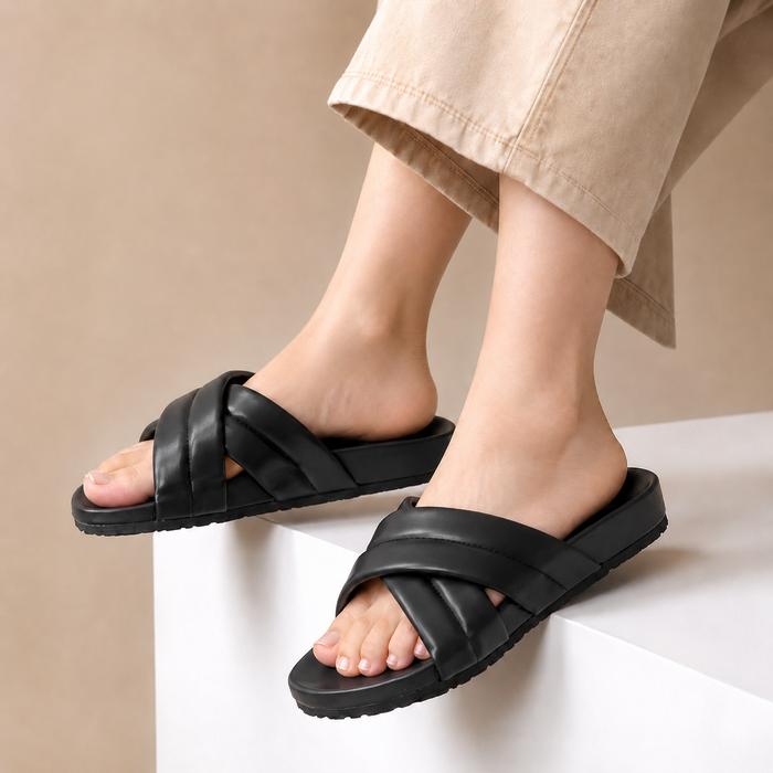 JORA - Sandal Wanita - Wola Hitam | Size 35 - 43