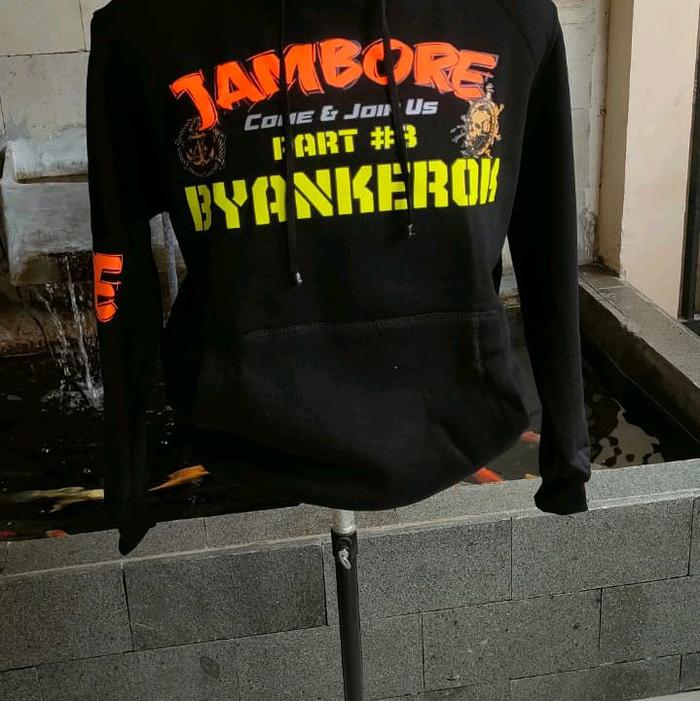 Jambore Hoodie Part #3 BYANKEROK - Sweater Hitam dengan Desain Unik dan Nyaman untuk Pengguna