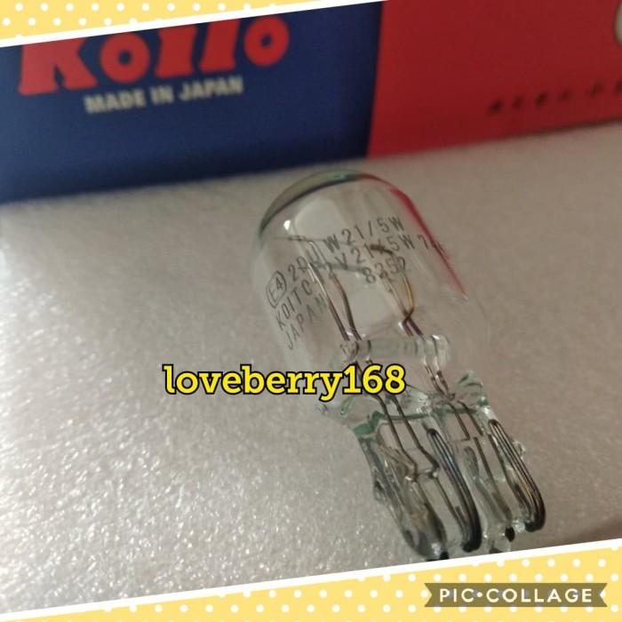 Promo bohlam lampu rem kaki 2 untuk calya sigra merk koito japan type T20 12 high quality