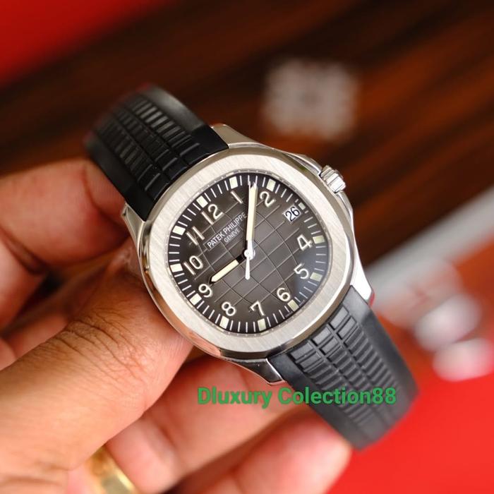 dcPatek Phlippe Aquanaut 5168 Swiss ZF Automatic Movement Black Dial