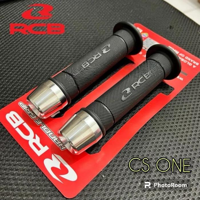 HANDGRIP SARUNG GAS RCB RACING BOY ORIGINAL + JALU STANG CHROME MODEL PCX UNIVERSAL MOTOR HANDGRIP H