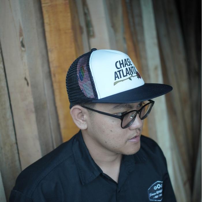 Topi Snapback Jaring CHASE ATLANTIC Topi Snapback Trucker - Topi CHASE ATLANTIC Logo Terbaru