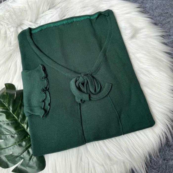 CARDIGAN CROP TALI/CARDIGAN BAHAN RIB/CARDIGAN WANITA TERBARU outer tali ulos daily